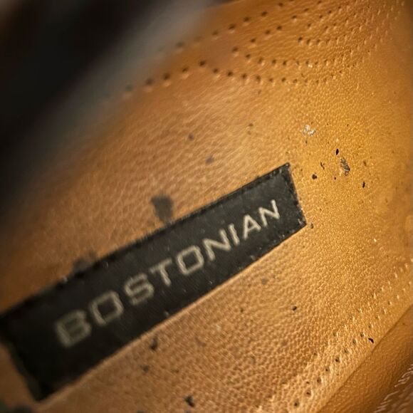 Bostonian Classic First Flex Wingtip Tassel Loafers Black Mens Size 9.5 - Picture 6 of 15